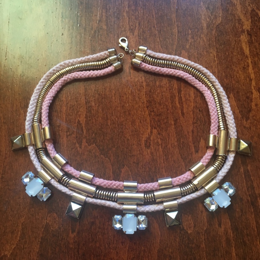 3 strand statement necklace